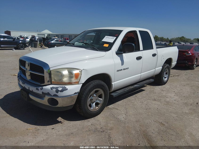 2006 Dodge Ram 1500 VIN 1D7HA18N96J247399 IAAI salvage auction — NORMAL WEAR, Original (Texas), sold $1,200 on 2026-08-29 (photo 2)
