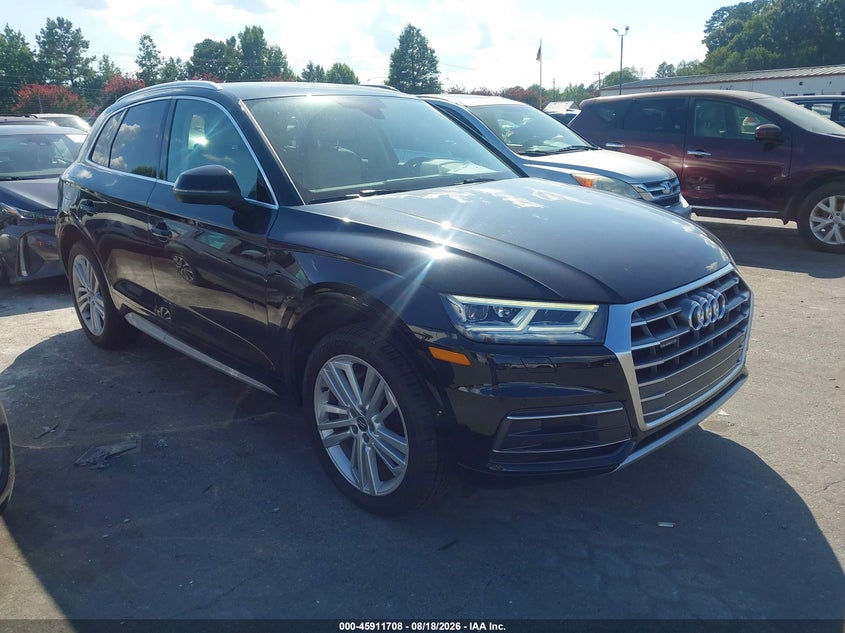 2018 Audi Q5 VIN WA1BNAFY9J2013200 — IAAI salvage auction photo