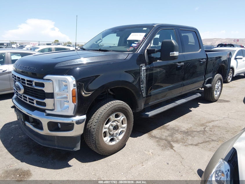 2025 Ford F250 VIN 1FT7W2BN9SEC53440 IAAI salvage auction — LEFT REAR, Enterprise Vehicles Clear Only (Texas), sold $16,300 on 2026-08-26 (photo 2)