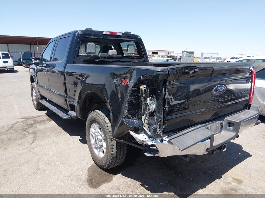 2025 Ford F250 VIN 1FT7W2BN9SEC53440 IAAI salvage auction — LEFT REAR, Enterprise Vehicles Clear Only (Texas), sold $16,300 on 2026-08-26 (photo 3)