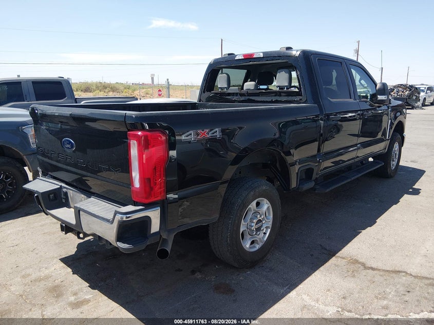 2025 Ford F250 VIN 1FT7W2BN9SEC53440 IAAI salvage auction — LEFT REAR, Enterprise Vehicles Clear Only (Texas), sold $16,300 on 2026-08-26 (photo 4)