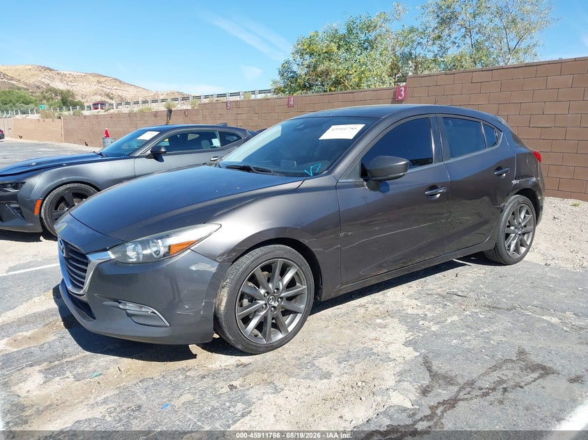 2018 Mazda 3 VIN 3MZBN1L36JM269590 IAAI salvage auction — SIDE, Wait Title, sold $2,700 on 2026-08-29 (photo 2)