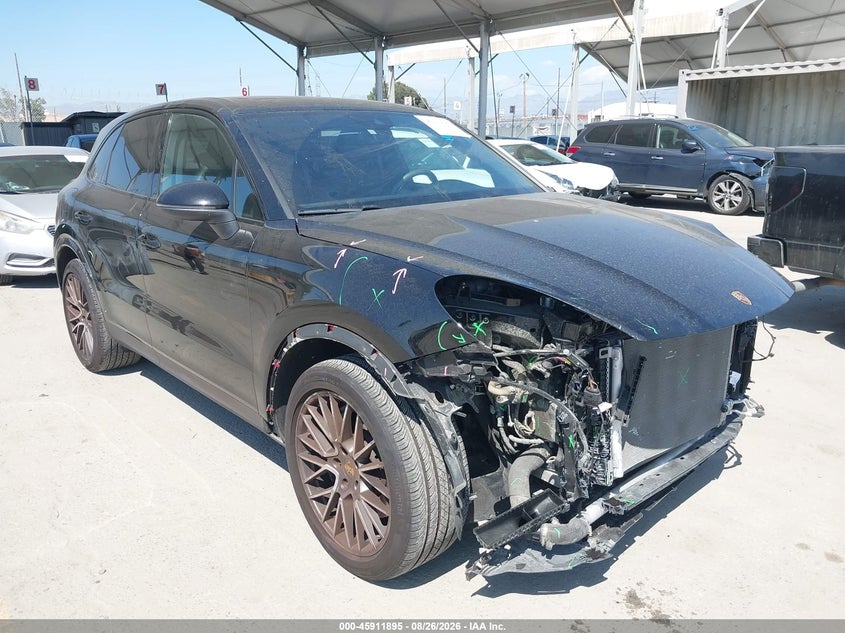 2023 Porsche Cayenne VIN WP1AA2AY5PDA04256 IAAI salvage auction — FRONT END, Wait Title, sold $25,800 on 2026-09-16 (photo 1)