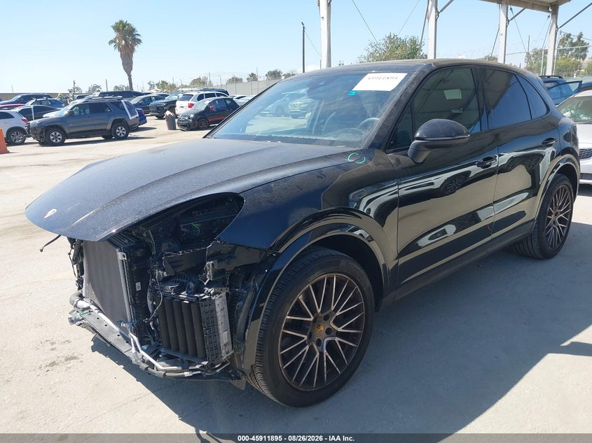 2023 Porsche Cayenne VIN WP1AA2AY5PDA04256 IAAI salvage auction — FRONT END, Wait Title, sold $25,800 on 2026-09-16 (photo 2)