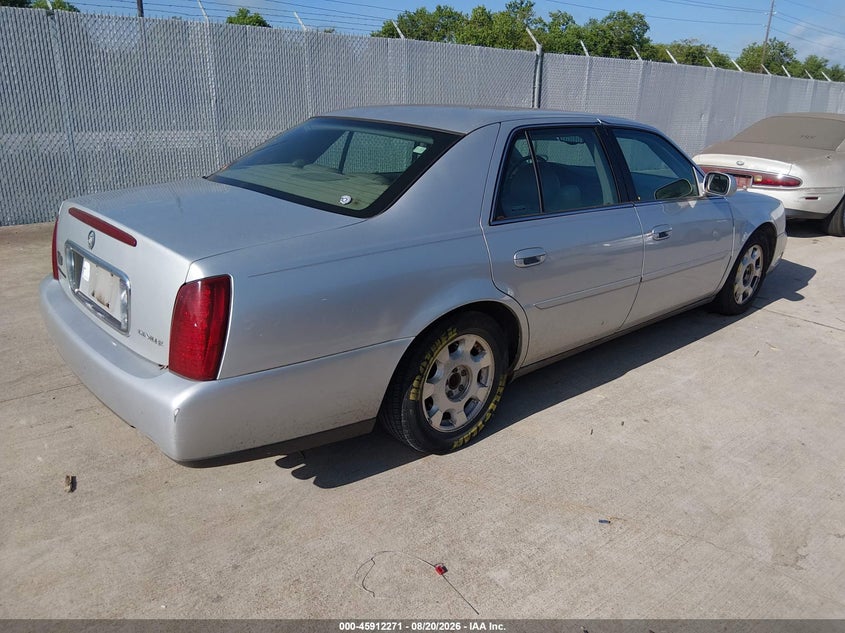 2000 Cadillac De ville VIN 1G6KD54Y4YU213194 IAAI salvage auction — NORMAL WEAR, Original (Texas), sold $200 on 2026-08-28 (photo 4)