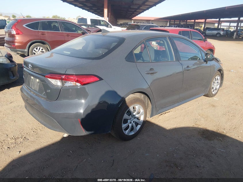 2025 Toyota Corolla VIN 5YFB4MDE2SP279695 IAAI salvage auction — FRONT END, Salvage Title, sold $13,600 on 2026-08-25 (photo 4)