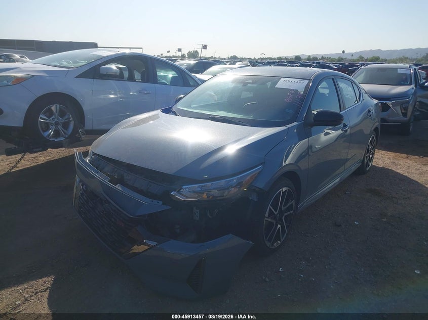 2025 Nissan Sentra VIN 3N1AB8DV4SY280939 IAAI salvage auction — NORMAL WEAR, Salvage Title, sold $10,700 on 2026-08-22 (photo 2)