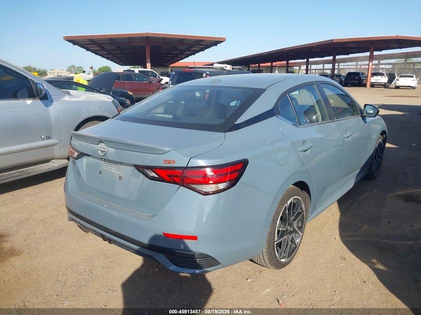 2025 Nissan Sentra VIN 3N1AB8DV4SY280939 IAAI salvage auction — NORMAL WEAR, Salvage Title, sold $10,700 on 2026-08-22 (photo 4)