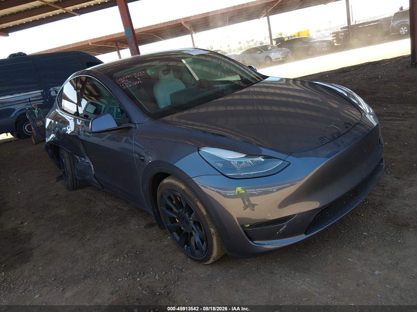 2023 Tesla Model y VIN 7SAYGDEE1PF644762 IAAI salvage auction — RIGHT SIDE, Salvage (Arizona), sold $10,950 on 2026-09-06 (photo 1)