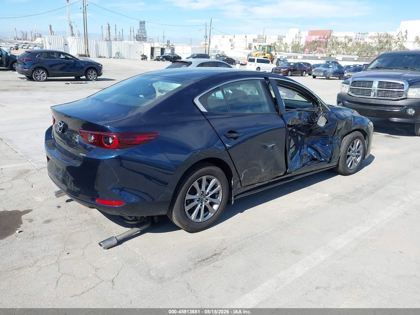 2025 Mazda 3 VIN 3MZBPAAM5SM473210 IAAI salvage auction — SIDE, Wait Title, sold $3,900 on 2026-09-23 (photo 4)