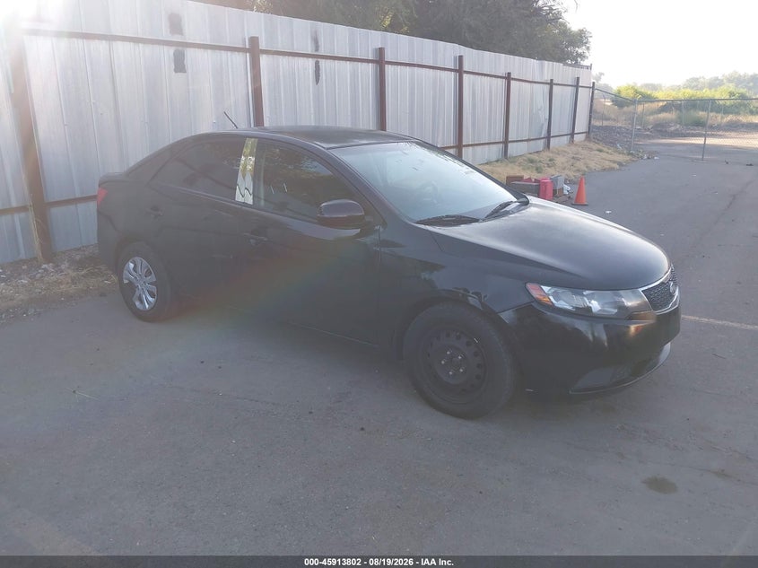 2011 Kia Forte VIN KNAFU4A29B5459844 IAAI salvage auction — RIGHT SIDE, Salvage (Utah), sold $500 on 2026-09-11 (photo 1)
