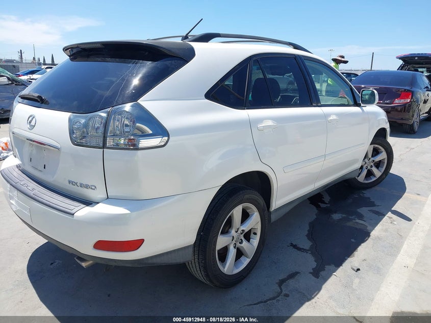 2006 Lexus Rx 330 VIN JTJGA31U460061243 IAAI salvage auction — LEFT FRONT, Salvage (California), sold $1,425 on 2026-08-31 (photo 4)
