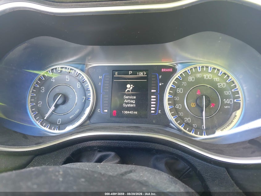 2015 Chrysler 200 VIN 1C3CCCAB6FN755675 IAAI salvage auction — LEFT REAR, Wait Title, sold $1,500 on 2026-09-11 (photo 7)