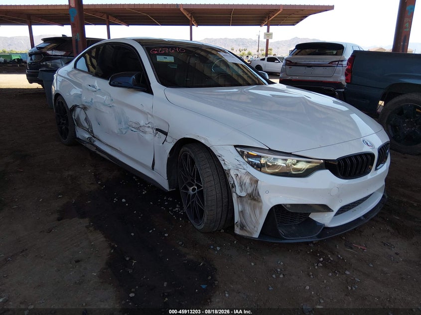 2019 BMW M4 VIN WBS4Y9C56KAG67640 — IAAI salvage auction photo
