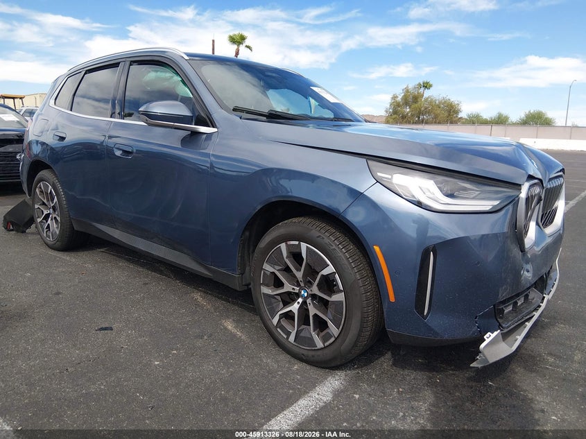 2025 BMW X3 VIN 5UX53GP01S9021514 — IAAI salvage auction photo