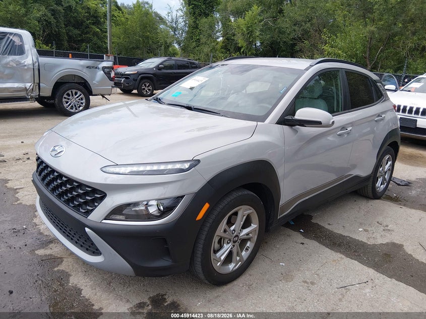 2023 Hyundai Kona VIN KM8K62AB2PU998654 IAAI salvage auction — SIDE, Wait Title, sold $5,600 on 2026-09-08 (photo 2)