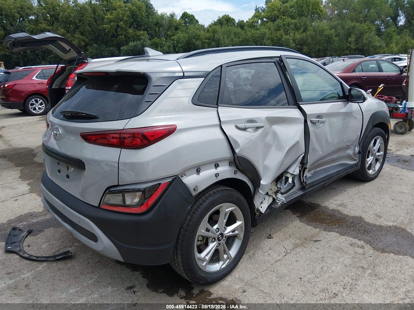 2023 Hyundai Kona VIN KM8K62AB2PU998654 IAAI salvage auction — SIDE, Wait Title, sold $5,600 on 2026-09-08 (photo 4)