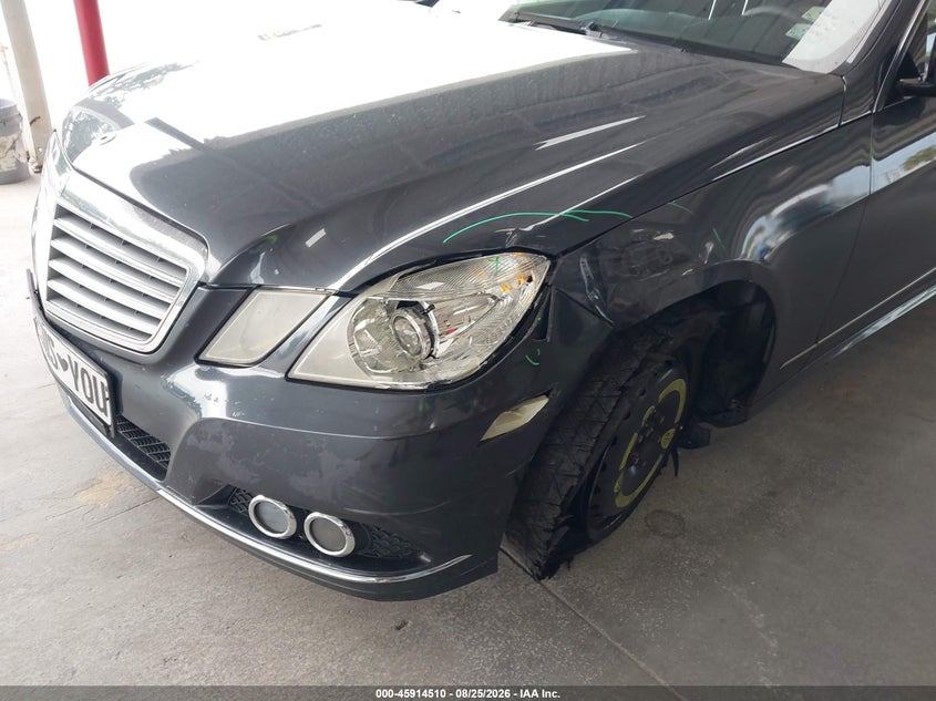 2010 Mercedes-benz E-class VIN WDDHF8HB4AA074996 IAAI salvage auction — LEFT FRONT, Rebuildable (Florida), sold $25 on 2026-09-10 (photo 6)