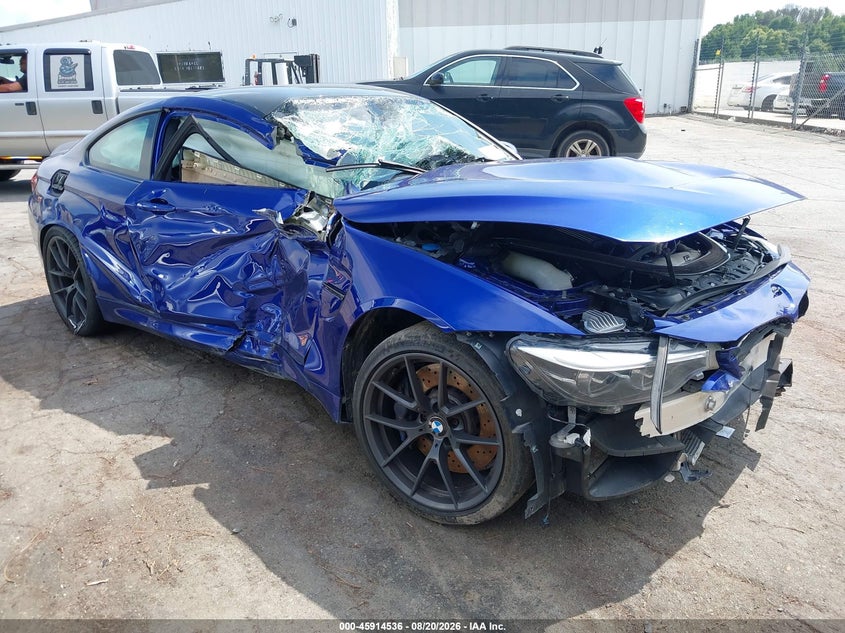 2020 BMW M4 VIN WBS3S7C08LFH10787 — IAAI salvage auction photo