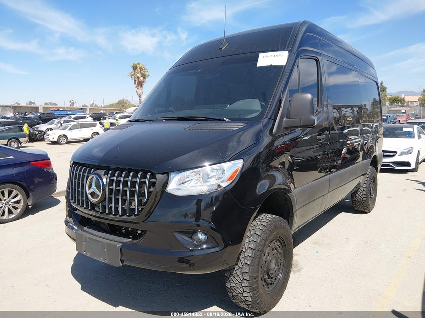 2023 Mercedes-Benz Sprinter VIN W1W4NBVY4PT129465 IAAI salvage auction — Rear End, Salvage (California), sold $26,250 on 2026-09-25 (photo 2)