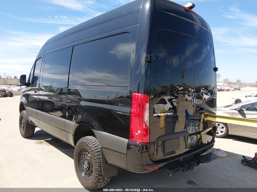 2023 Mercedes-Benz Sprinter VIN W1W4NBVY4PT129465 IAAI salvage auction — Rear End, Salvage (California), sold $26,250 on 2026-09-25 (photo 3)