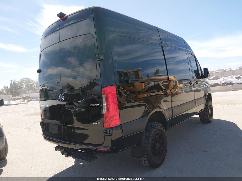 2023 Mercedes-Benz Sprinter VIN W1W4NBVY4PT129465 IAAI salvage auction — Rear End, Salvage (California), sold $26,250 on 2026-09-25 (photo 4)