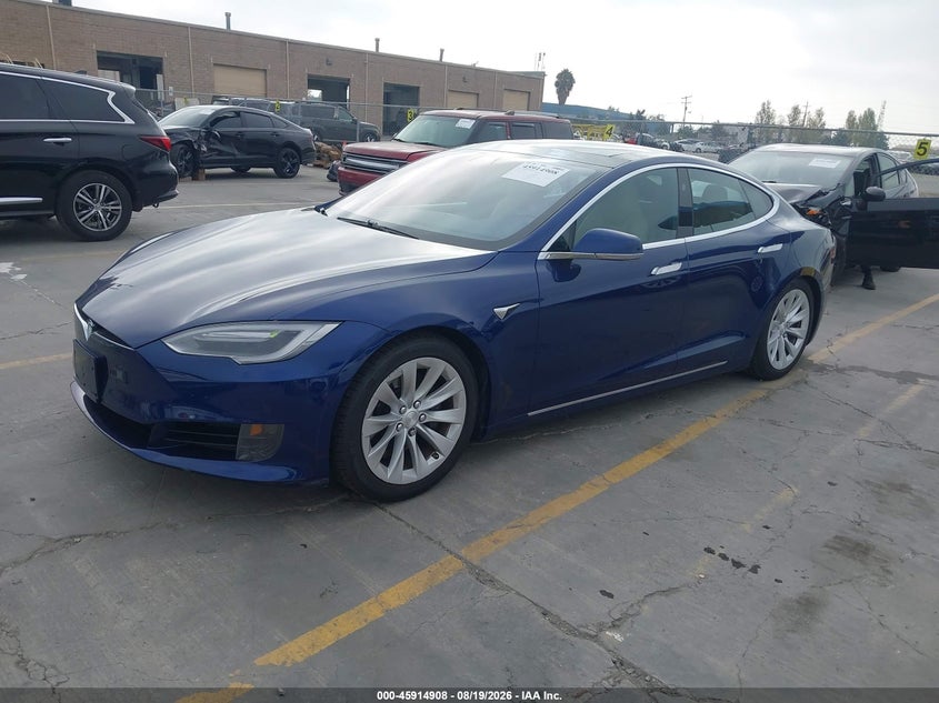 2016 Tesla Model s VIN 5YJSA1E14GF174338 IAAI salvage auction — RIGHT REAR, Salvage (California), sold $5,450 on 2026-09-08 (photo 2)