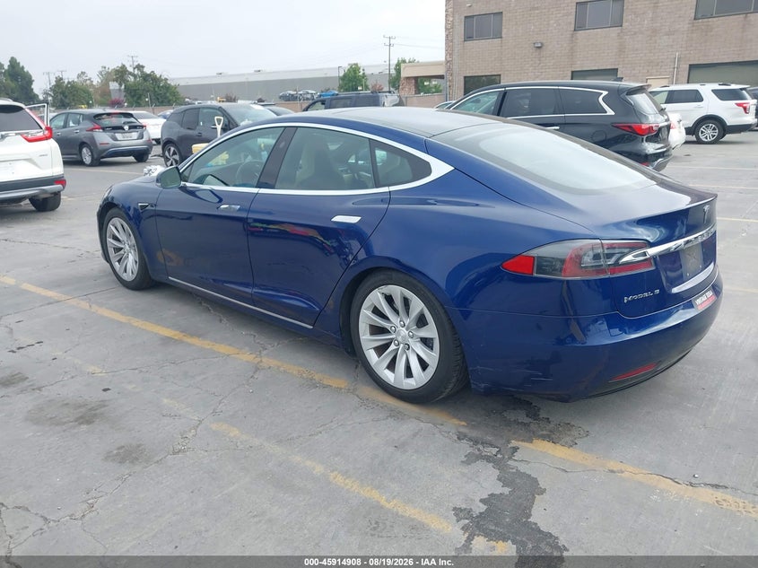 2016 Tesla Model s VIN 5YJSA1E14GF174338 IAAI salvage auction — RIGHT REAR, Salvage (California), sold $5,450 on 2026-09-08 (photo 3)