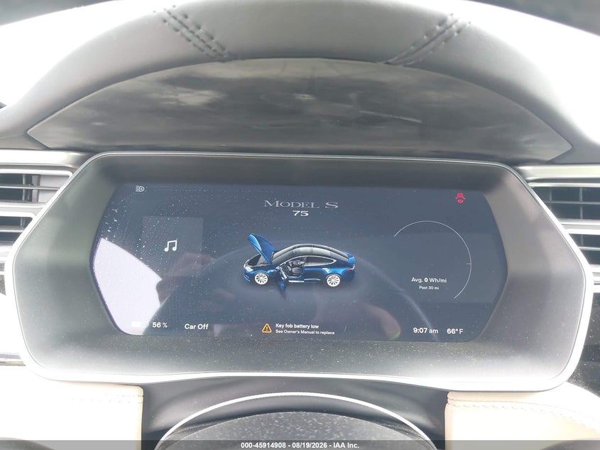 2016 Tesla Model s VIN 5YJSA1E14GF174338 IAAI salvage auction — RIGHT REAR, Salvage (California), sold $5,450 on 2026-09-08 (photo 7)