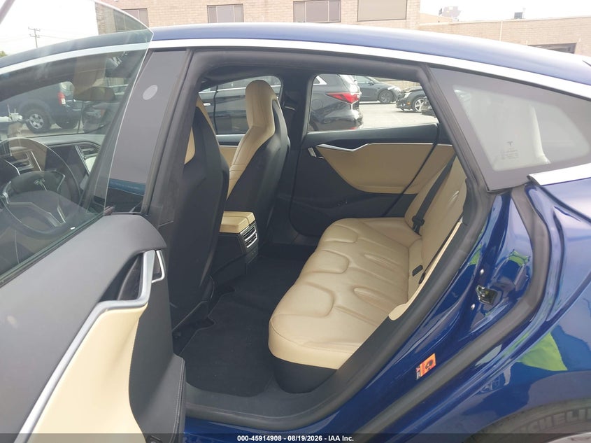 2016 Tesla Model s VIN 5YJSA1E14GF174338 IAAI salvage auction — RIGHT REAR, Salvage (California), sold $5,450 on 2026-09-08 (photo 8)