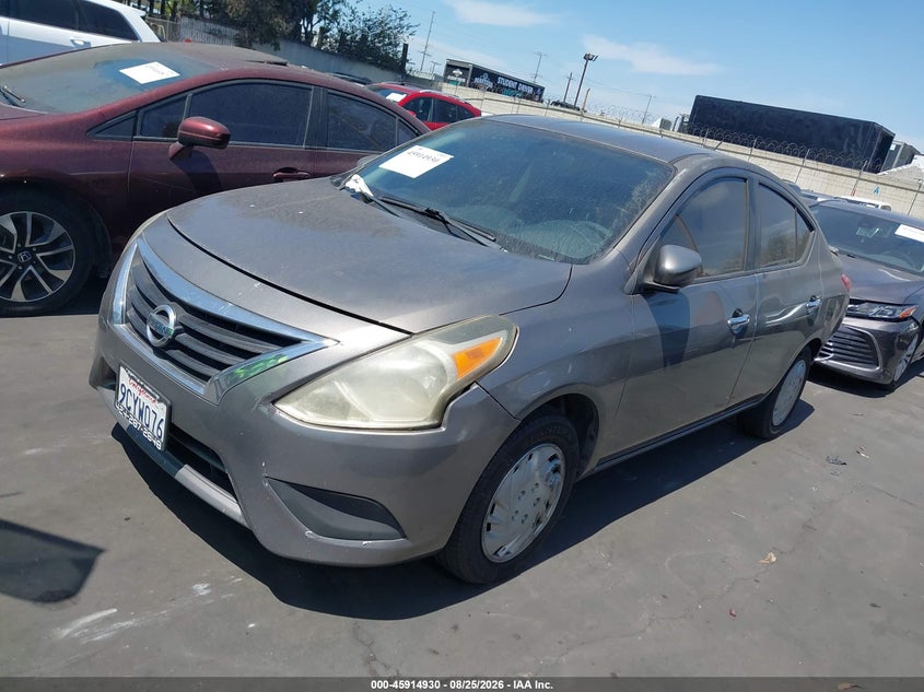 2016 Nissan Versa VIN 3N1CN7AP2GL857102 IAAI salvage auction — REAR END, Salvage Title, sold $1,150 on 2026-10-04 (photo 2)