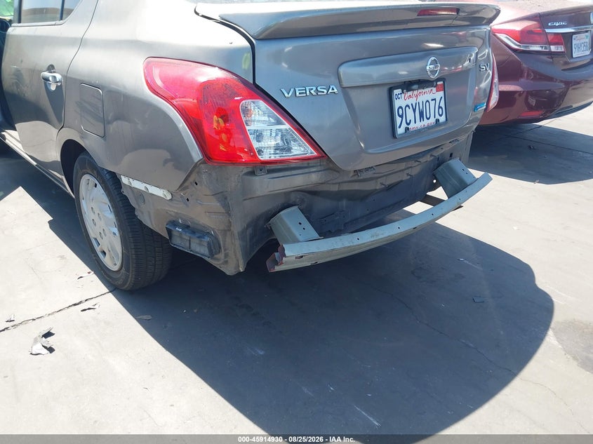 2016 Nissan Versa VIN 3N1CN7AP2GL857102 IAAI salvage auction — REAR END, Salvage Title, sold $1,150 on 2026-10-04 (photo 6)