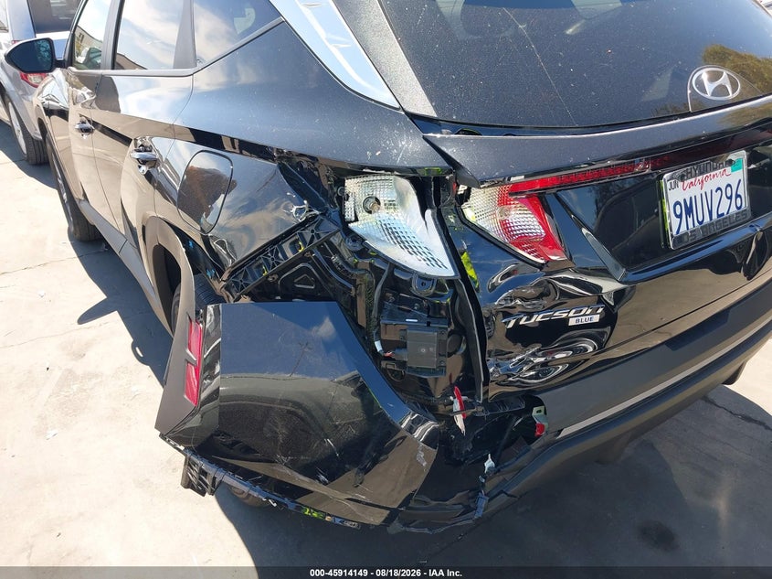 2024 Hyundai Tucson VIN KM8JBCD1XRU205104 IAAI salvage auction — REAR END, Salvage Title, sold $10,700 on 2026-09-30 (photo 6)