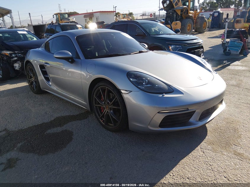 2021 Porsche 718 cayman VIN WP0AB2A88MS275088 IAAI salvage auction — UNDERCARRIAGE, Wait Title, sold $40,525 on 2026-08-31 (photo 1)
