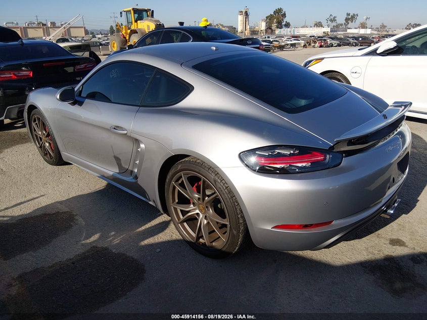 2021 Porsche 718 cayman VIN WP0AB2A88MS275088 IAAI salvage auction — UNDERCARRIAGE, Wait Title, sold $40,525 on 2026-08-31 (photo 3)