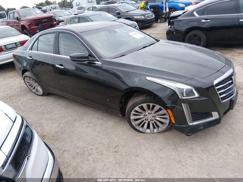 2015 Cadillac Cts VIN 1G6AX5SX9F0118762 IAAI salvage auction — LEFT REAR, Salvage Title, sold $0 on 2026-09-28 (photo 1)