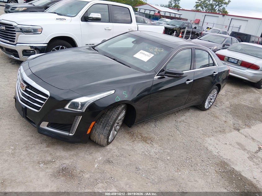 2015 Cadillac Cts VIN 1G6AX5SX9F0118762 IAAI salvage auction — LEFT REAR, Salvage Title, sold $0 on 2026-09-28 (photo 2)