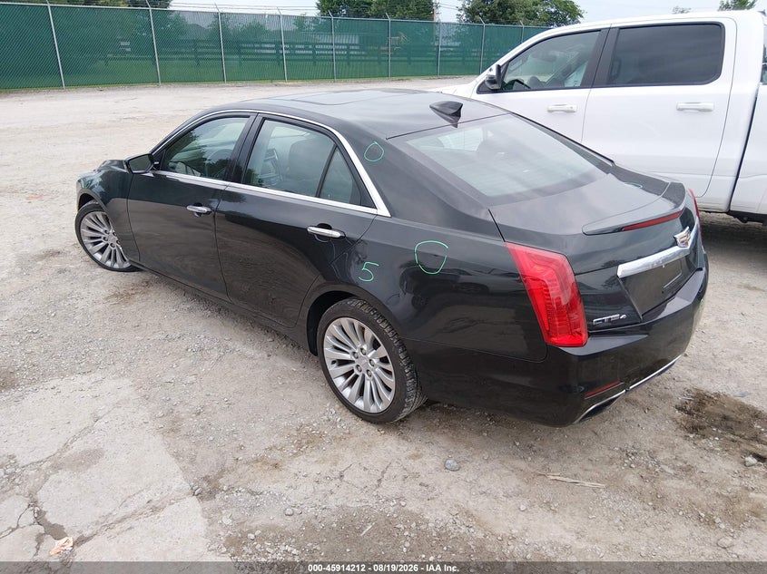 2015 Cadillac Cts VIN 1G6AX5SX9F0118762 IAAI salvage auction — LEFT REAR, Salvage Title, sold $0 on 2026-09-28 (photo 3)