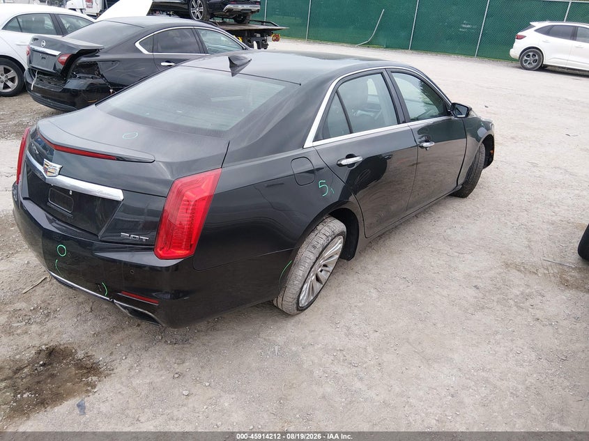 2015 Cadillac Cts VIN 1G6AX5SX9F0118762 IAAI salvage auction — LEFT REAR, Salvage Title, sold $0 on 2026-09-28 (photo 4)