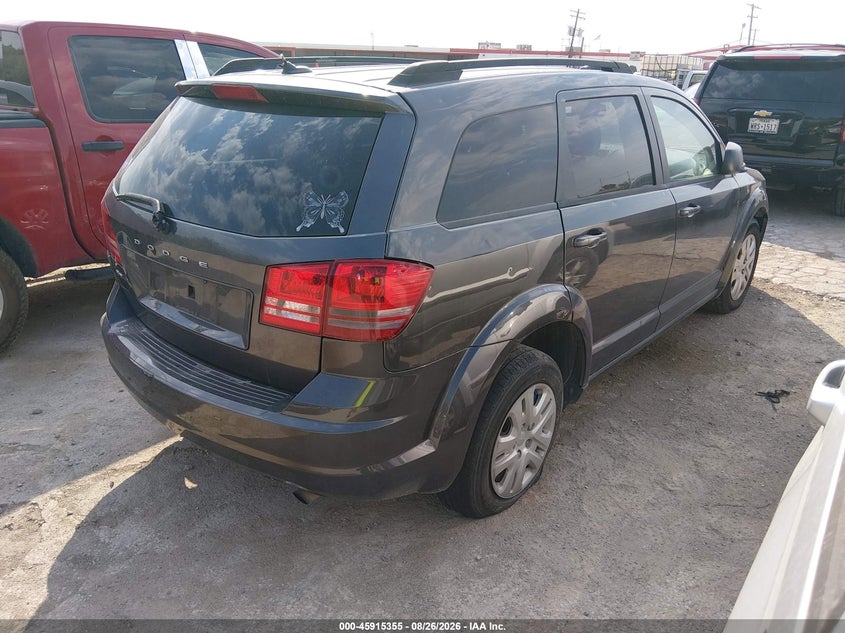 2016 Dodge Journey VIN 3C4PDCABXGT207870 IAAI salvage auction — Normal Wear & Tear, Clear, sold $725 on 2026-10-12 (photo 4)