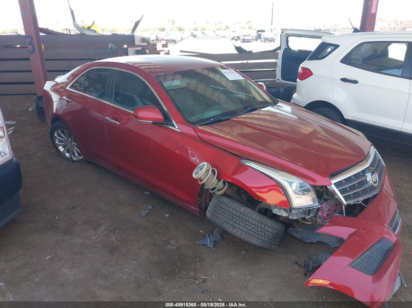2014 Cadillac Ats VIN 1G6AB5RX5E0169548 IAAI salvage auction — RIGHT FRONT, Salvage (Arizona), sold $625 on 2026-08-24 (photo 1)