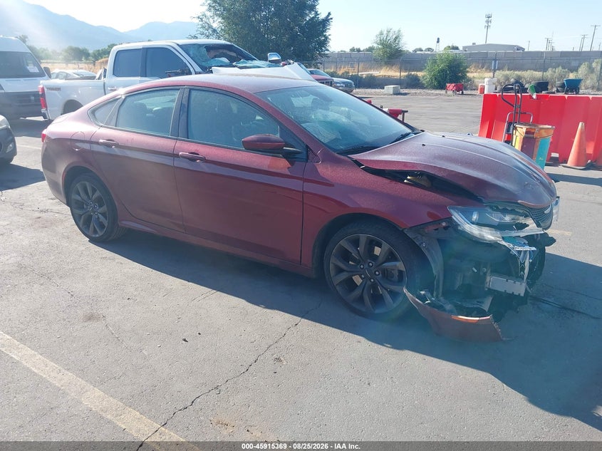 2015 Chrysler 200 VIN 1C3CCCBG3FN642759 IAAI salvage auction — FRONT END, Wait Title, sold $325 on 2026-10-22 (photo 1)