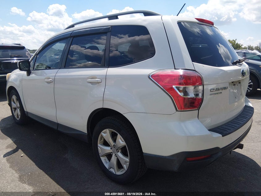 2014 Subaru Forester VIN JF2SJAEC2EH470121 IAAI salvage auction — FRONT END, Clear (New Jersey), sold $25 on 2026-09-07 (photo 3)
