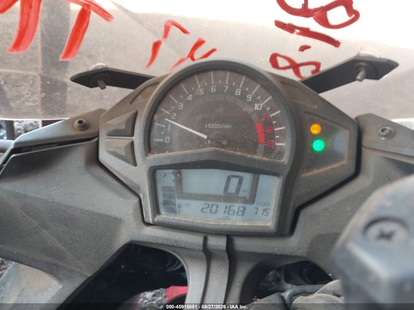 2016 Kawasaki Ex650 VIN JKAEXEF11GDA25374 IAAI salvage auction — NORMAL WEAR, Clear (Arizona), sold $825 on 2026-09-08 (photo 7)