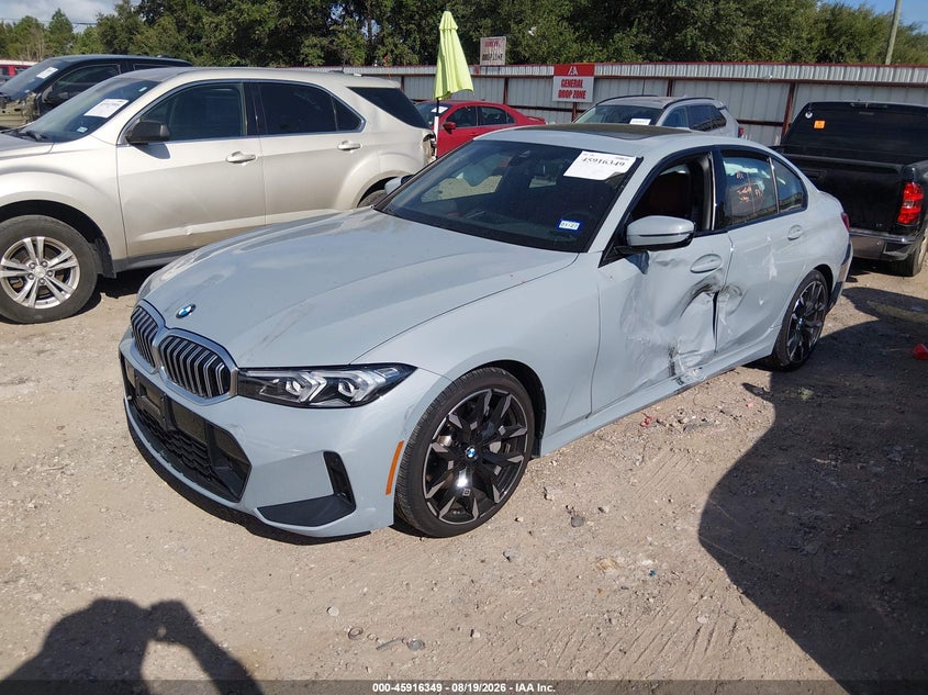 2026 BMW 3 Series VIN 3MW89CW04T8G10296 IAAI salvage auction — LEFT SIDE, Clear (Texas), sold $10,900 on 2026-08-28 (photo 2)