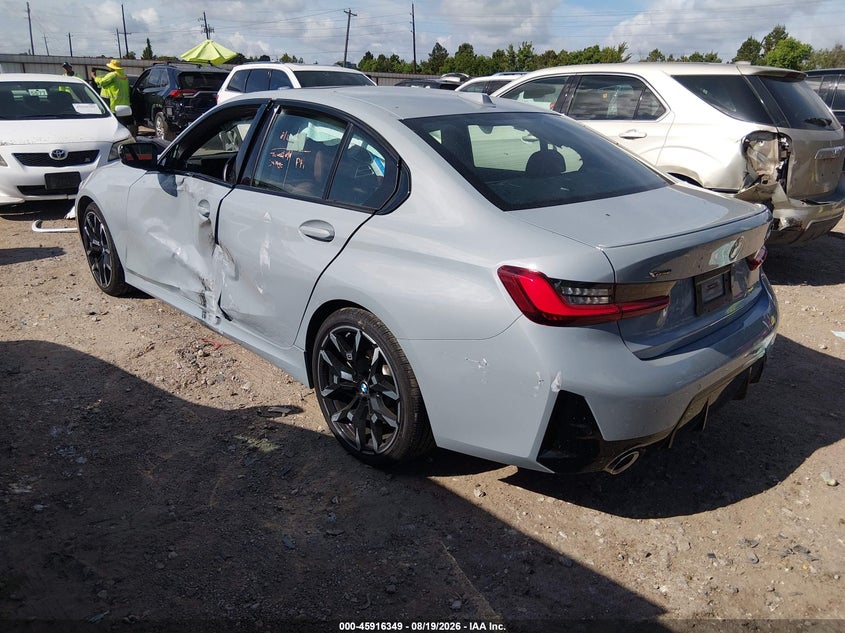 2026 BMW 3 Series VIN 3MW89CW04T8G10296 IAAI salvage auction — LEFT SIDE, Clear (Texas), sold $10,900 on 2026-08-28 (photo 3)