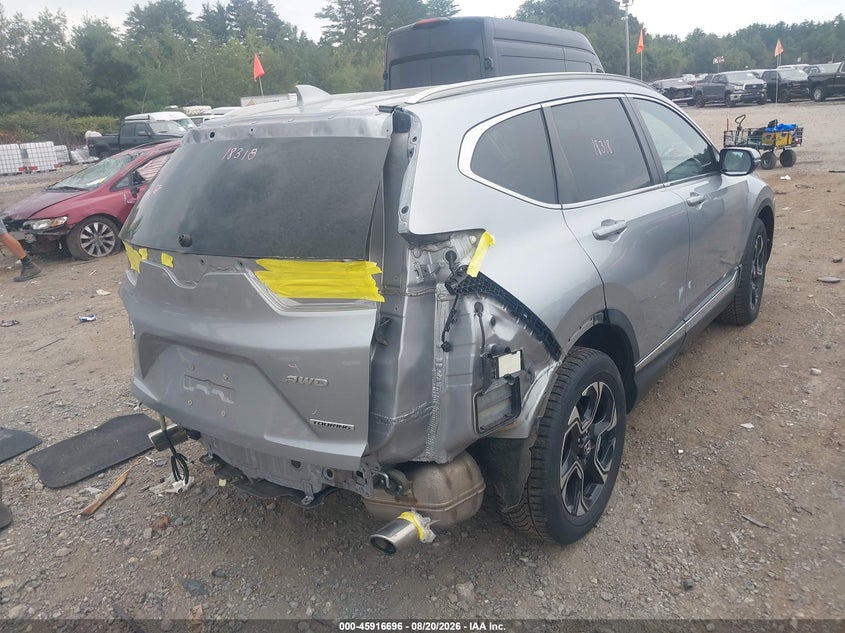 2018 Honda Cr-v VIN 7FARW2H99JE013230 IAAI salvage auction — REAR END, Wait Title, sold $9,150 on 2026-09-12 (photo 4)