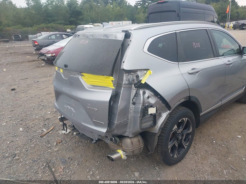 2018 Honda Cr-v VIN 7FARW2H99JE013230 IAAI salvage auction — REAR END, Wait Title, sold $9,150 on 2026-09-12 (photo 6)