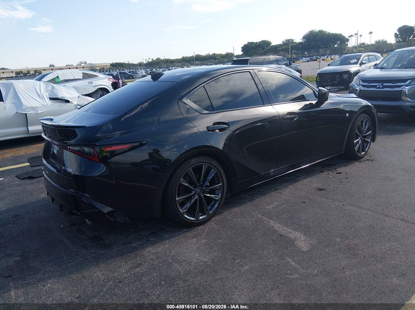 2025 Lexus Is VIN JTHGZ1B24S5088807 IAAI salvage auction — LEFT SIDE, Wait Title, sold $28,450 on 2026-10-01 (photo 4)
