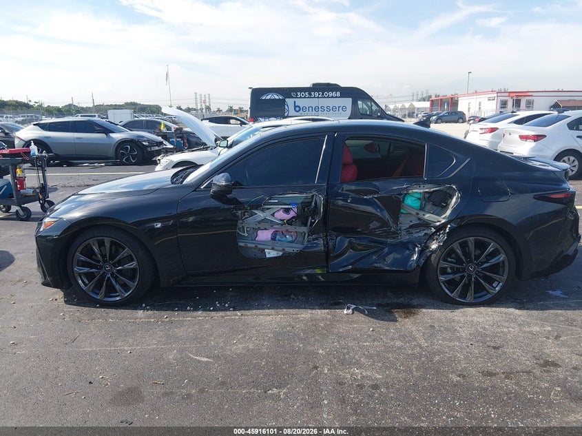 2025 Lexus Is VIN JTHGZ1B24S5088807 IAAI salvage auction — LEFT SIDE, Wait Title, sold $28,450 on 2026-10-01 (photo 6)